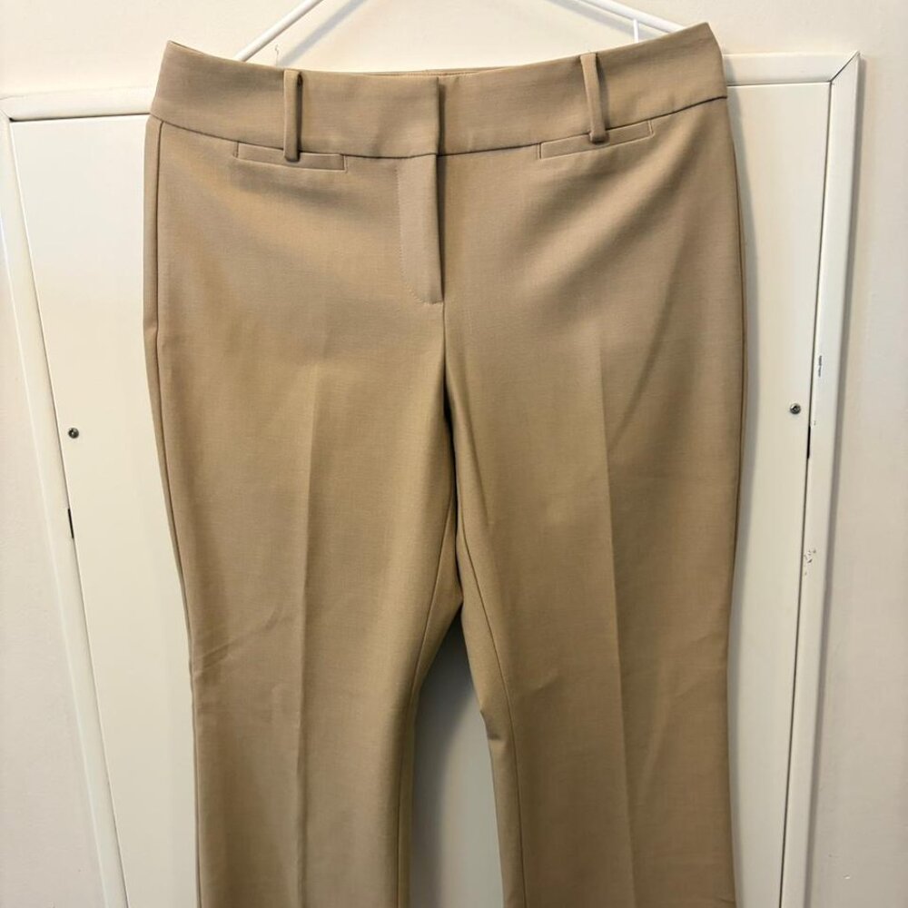 Talbots Petites Curvy Fit Dress Pants 6P — Beige Straight Leg NWT